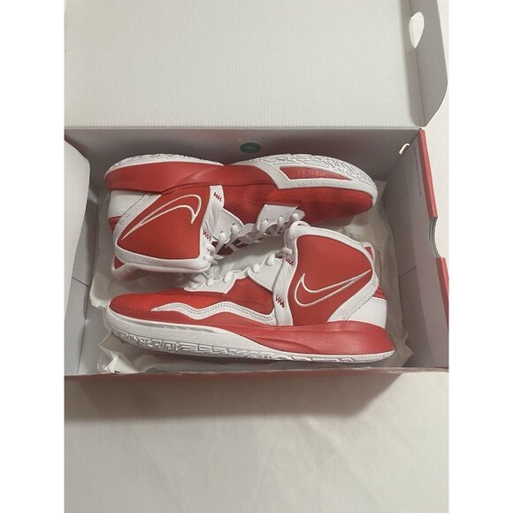 New Mens Size 10.5 Red White Nike Kyrie Infinity TB Basketball Shoes DO9616 600